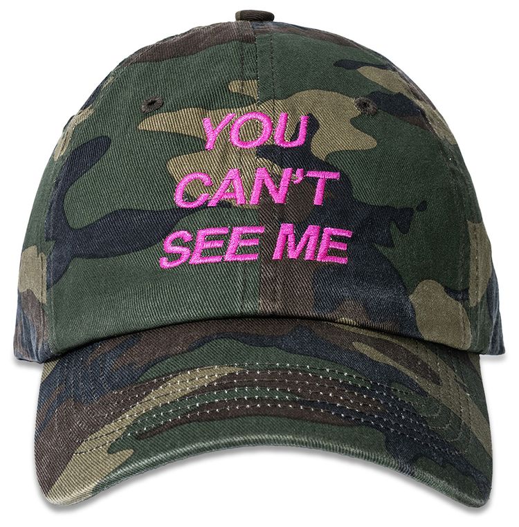 Anti Social Social Club x WWE You Cant See Me Cap Camo