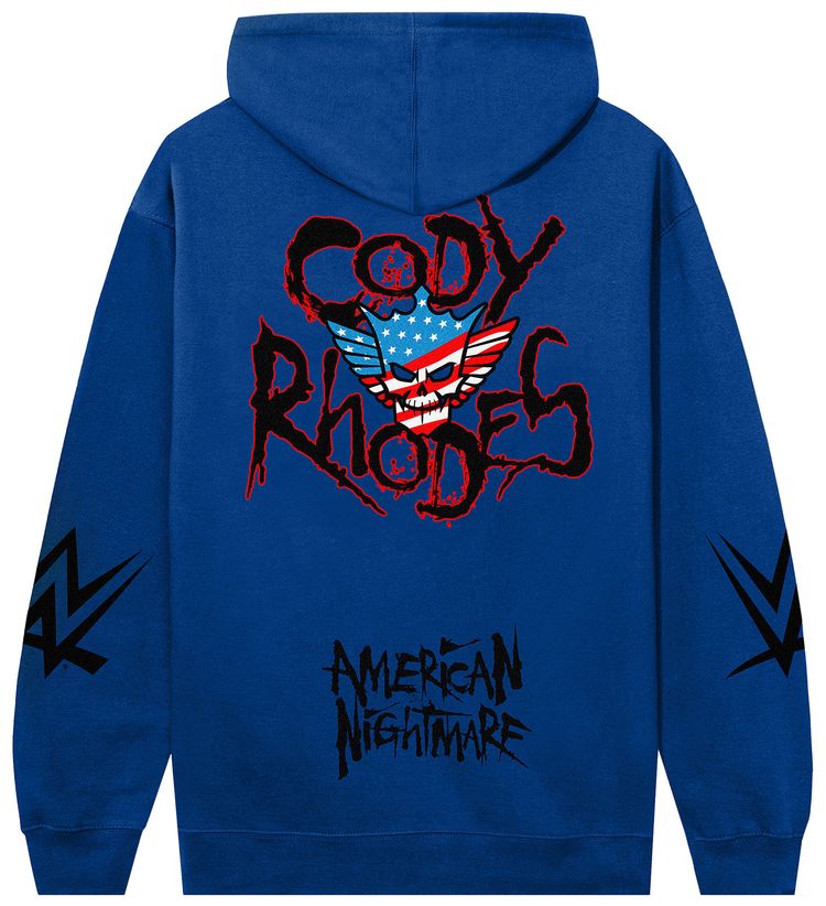 Anti Social Social Club x WWE American Nightmare Hoodie Royal