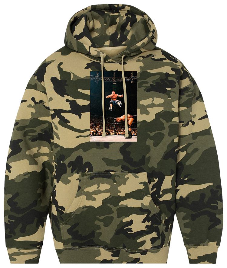 Anti Social Social Club x WWE You Cant See Me Hoodie Camo