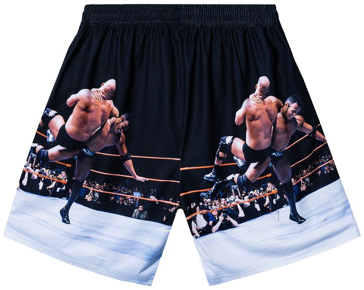 Anti Social Social Club x WWE The Rock Shorts Multicolor