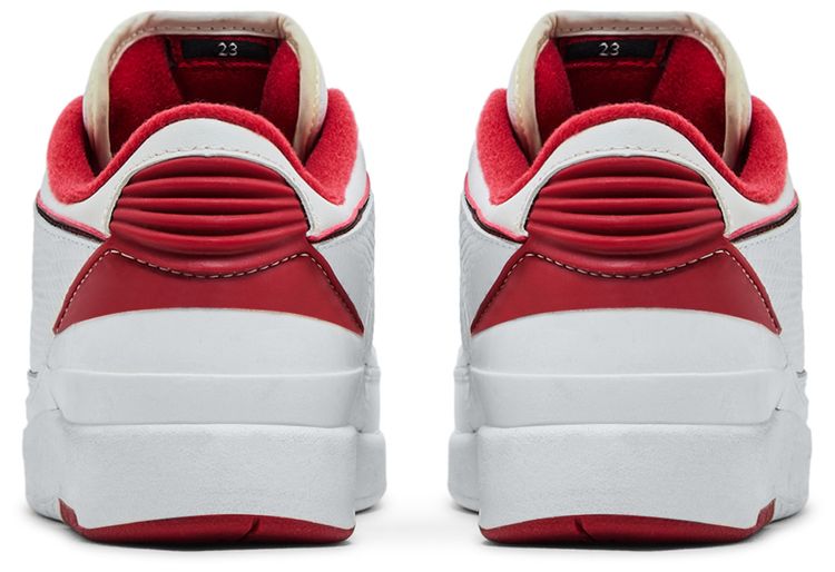 Air Jordan 2 Retro Low White Varsity Red