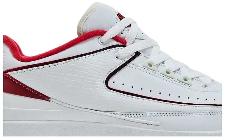 Air Jordan 2 Retro Low White Varsity Red