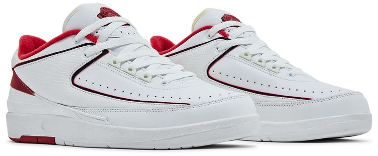 Air Jordan 2 Retro Low White Varsity Red