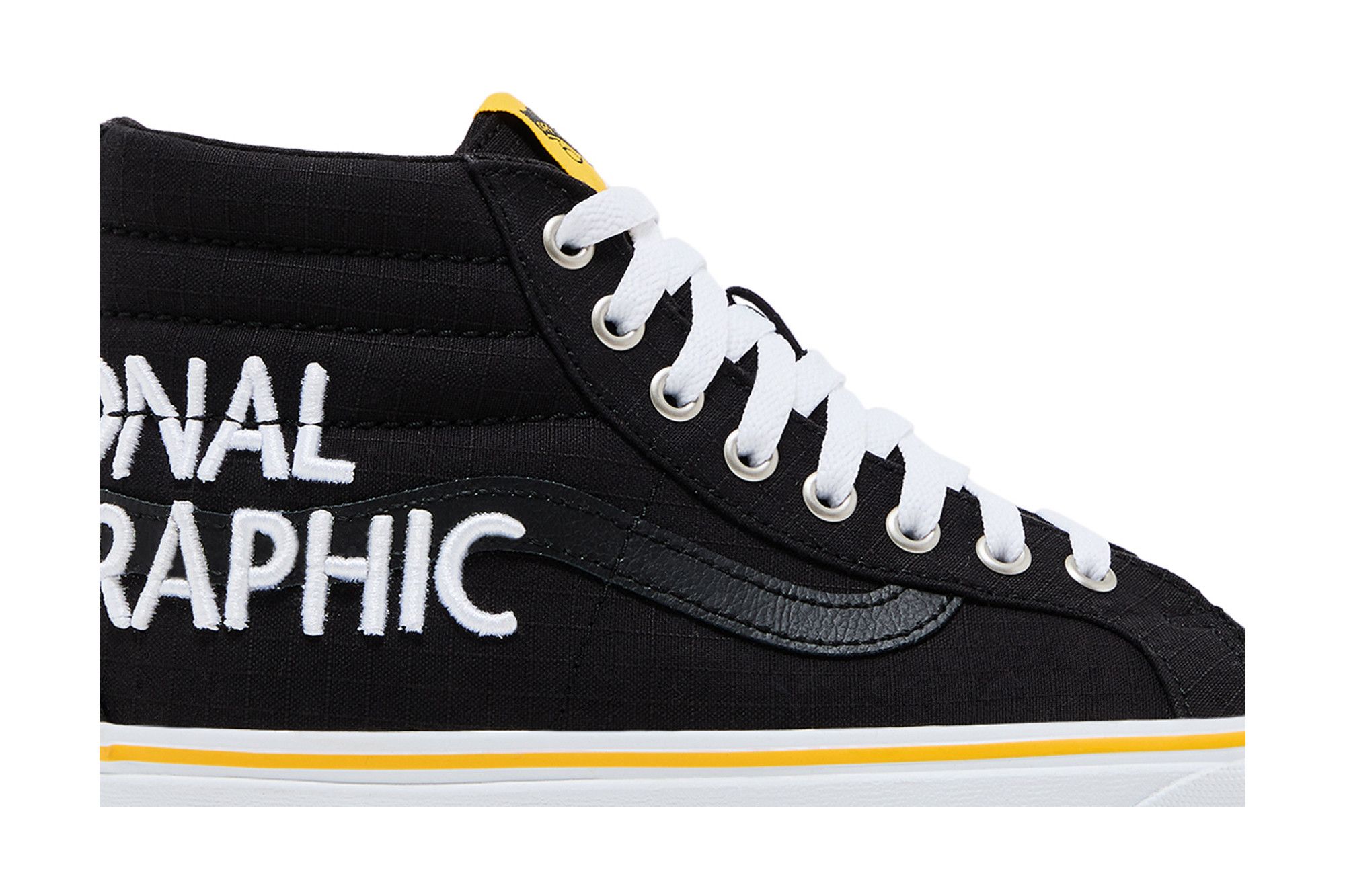 注目 !! UNISEX☆VANS NATIONAL GEOGRAPHIC SK8-HI REISSUE 138 Vans National Geographic X Sk8-Hi Reissue 138 'Logo' Black