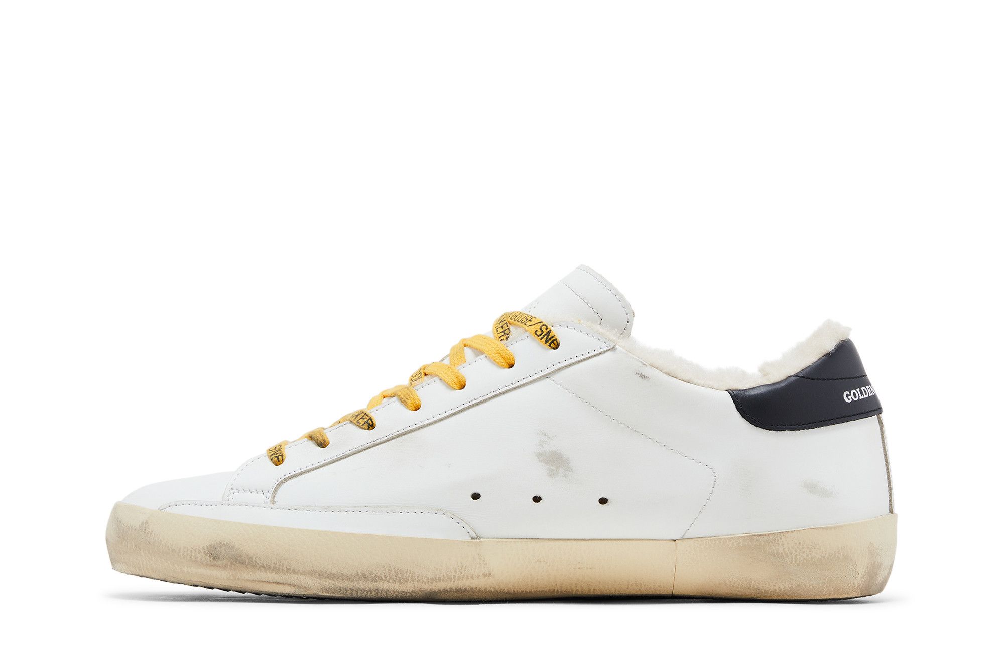 Buy Golden Goose Superstar 'White Brown Navy' - GMF00101