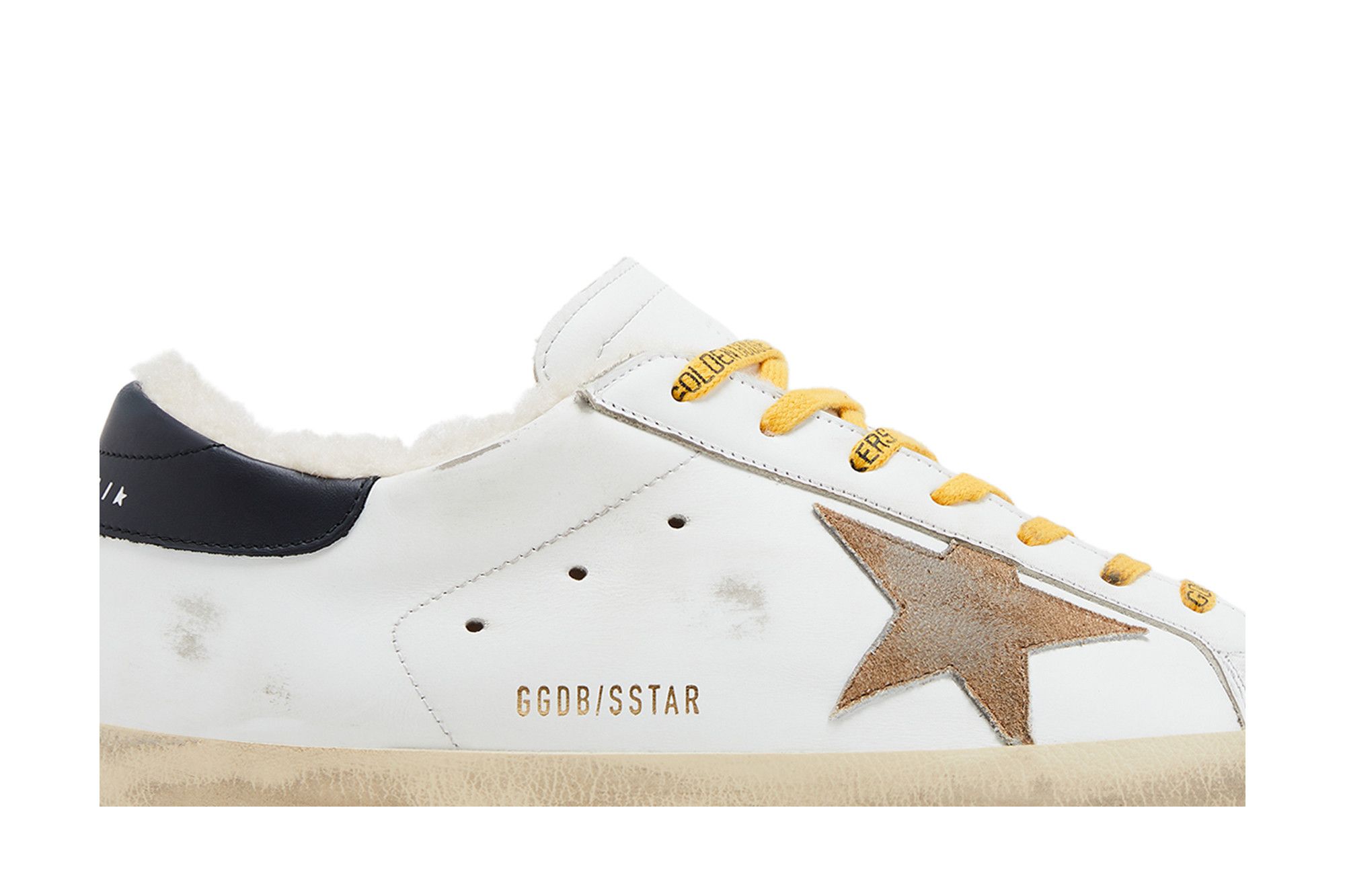 Buy Golden Goose Superstar 'White Brown Navy' - GMF00101