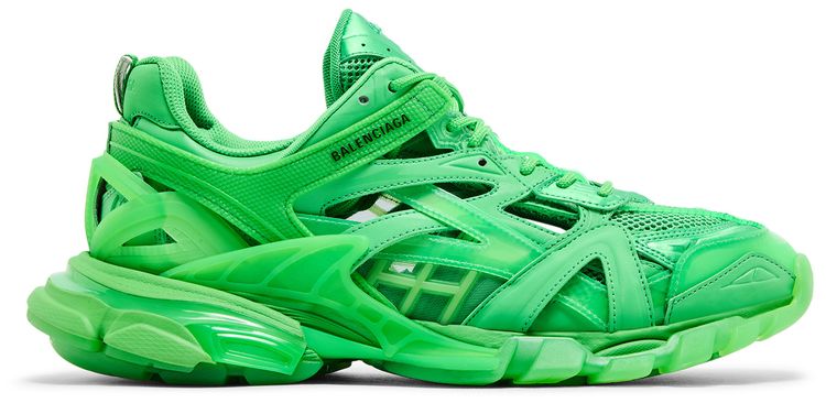 Balenciaga Track2 Sneaker Clear Sole   Green
