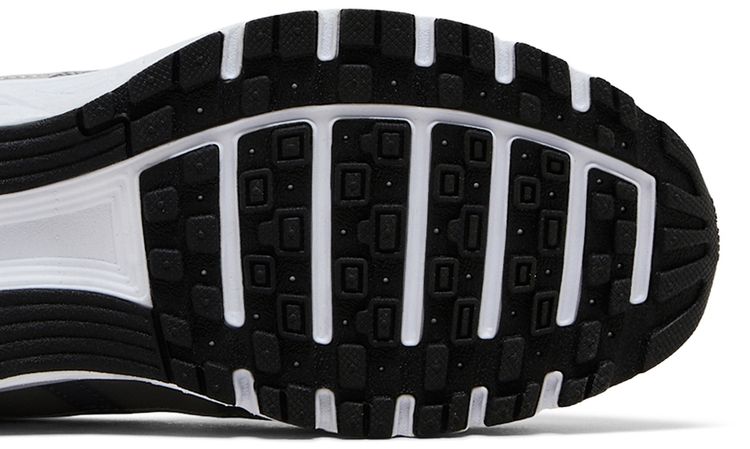 Nike P 6000 GS Metallic Silver Gym Red