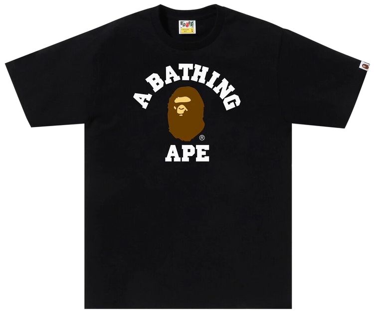 BAPE College Tee Black