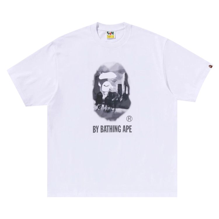 BAPE Painting By Bathing Ape Relaxed Fit Tee White