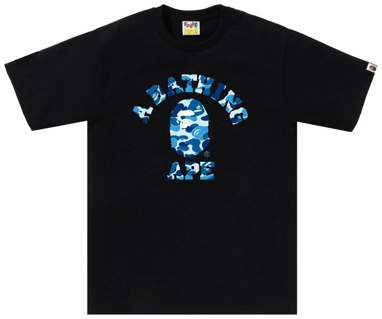 BAPE ABC Camo College Tee BlackBlue