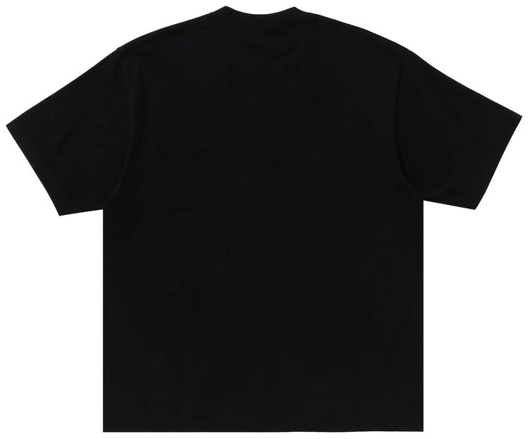 BAPE Layered College Relaxed Fit Tee Black