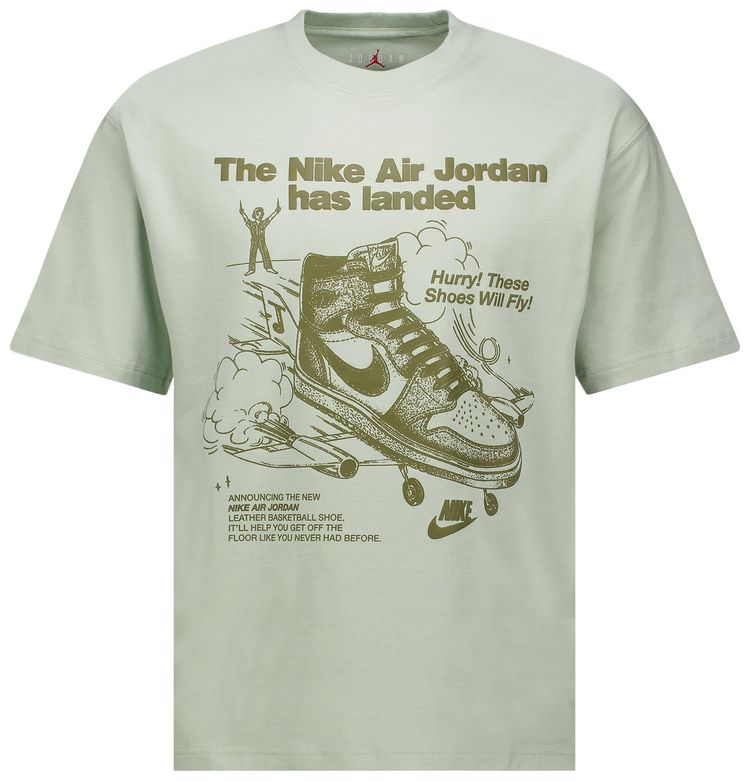 Air Jordan Oversized Graphic T Shirt Seafoam