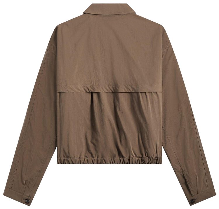 Lemaire Zipped Blouson Walnut
