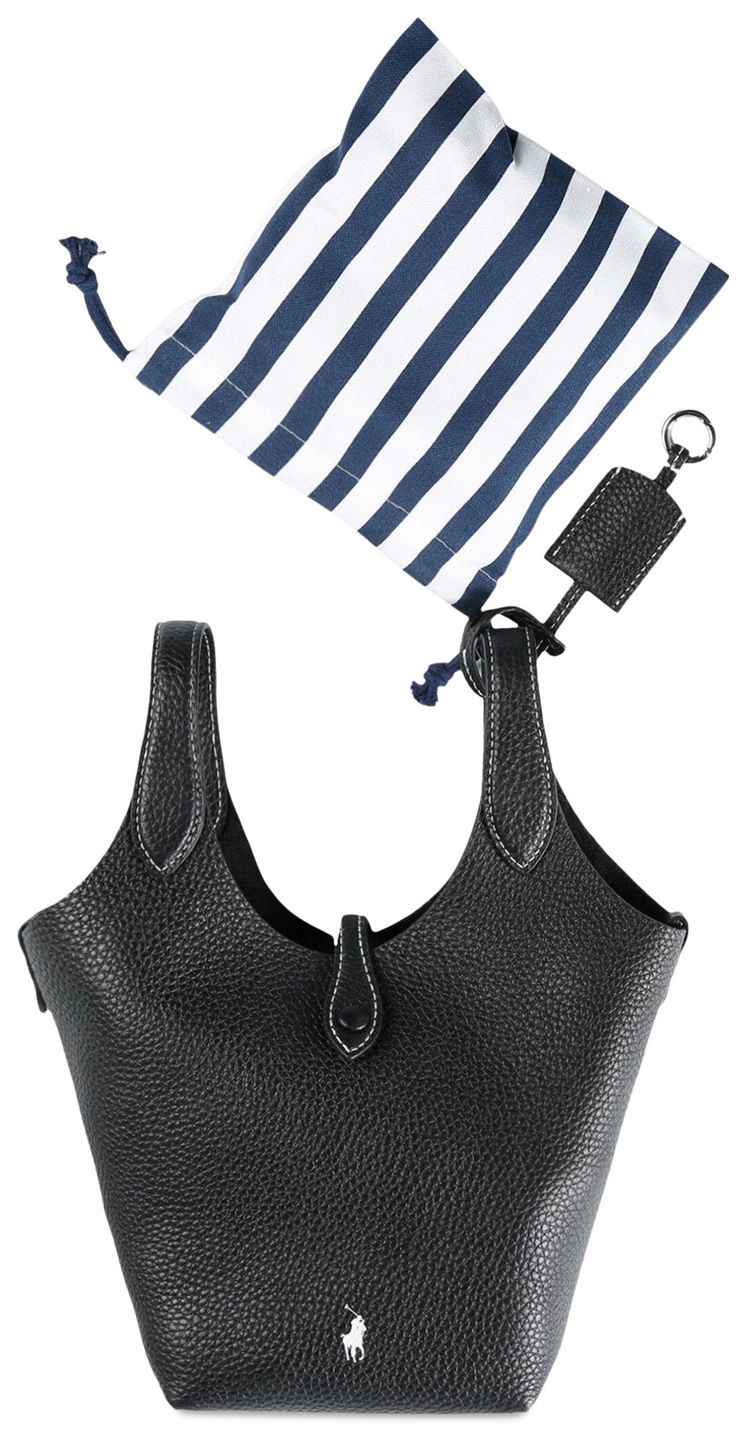 Polo Ralph Lauren Drum Pebble Bag Black