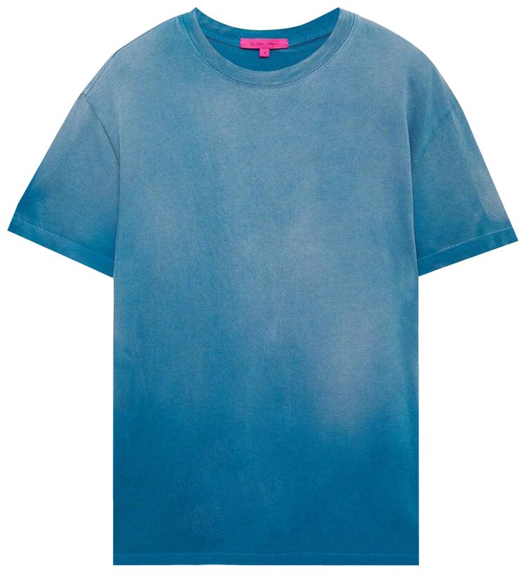 The Elder Statesman Sunbleached Pica Short Sleeve Tee Jet Ski