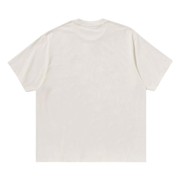 BAPE Screen Print College Relaxed Fit Tee WhiteIvory
