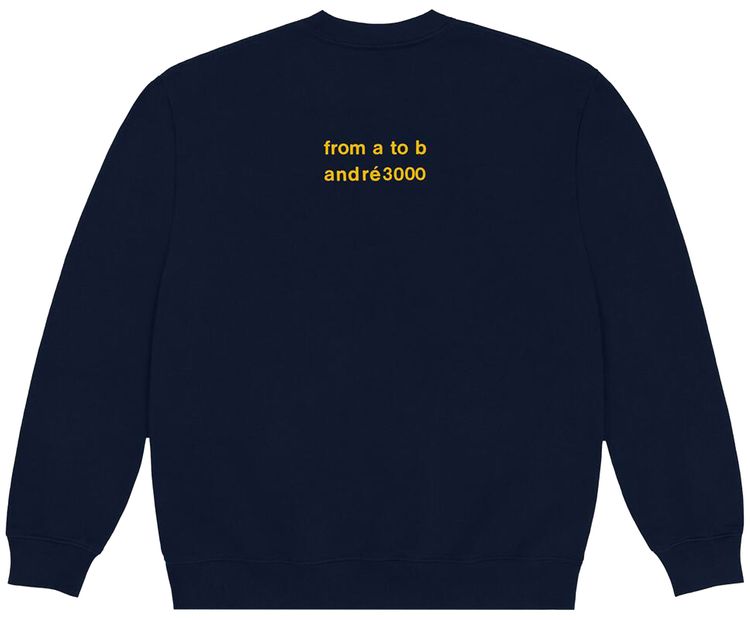 Cactus Plant Flea Market x Andre 3000 Cactus Piano Moving CO Crewneck Navy