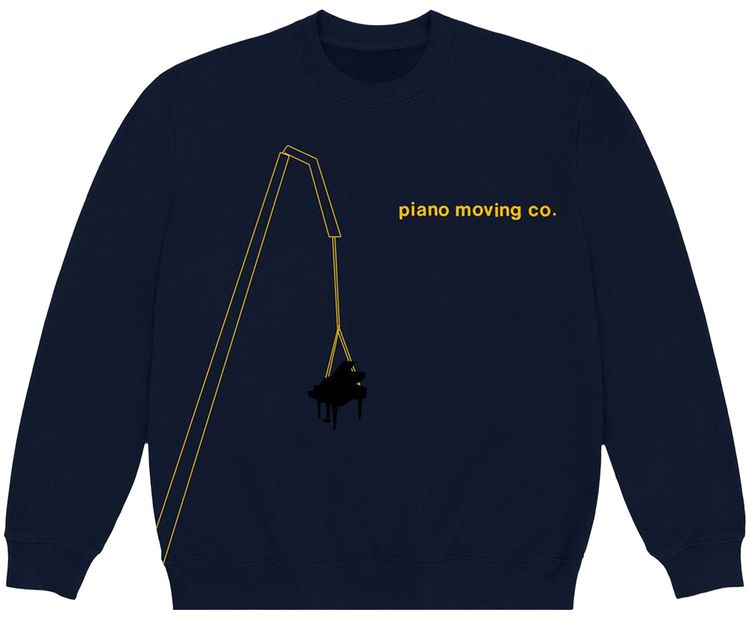 Cactus Plant Flea Market x Andre 3000 Cactus Piano Moving CO Crewneck Navy