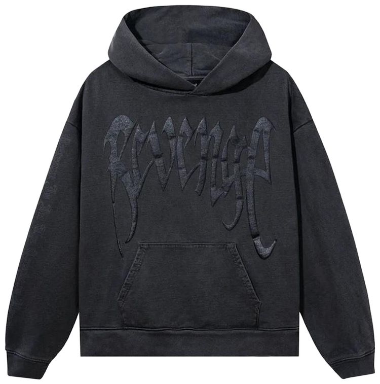 Revenge x XXXTentacion Heartbreak Vintage Hoodie Black
