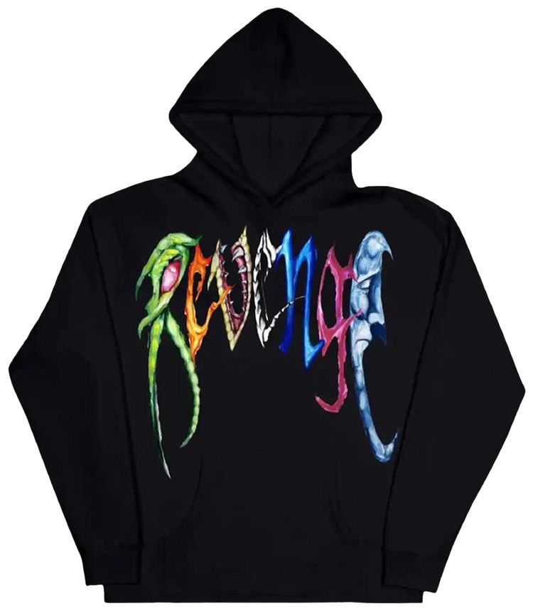 Revenge Trippie Arch Logo Hoodie Black