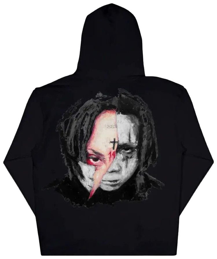 Revenge Trippie Arch Logo Hoodie Black