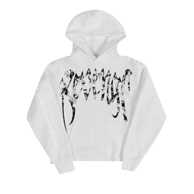 Revenge x Juice WRLD Collage Hoodie White