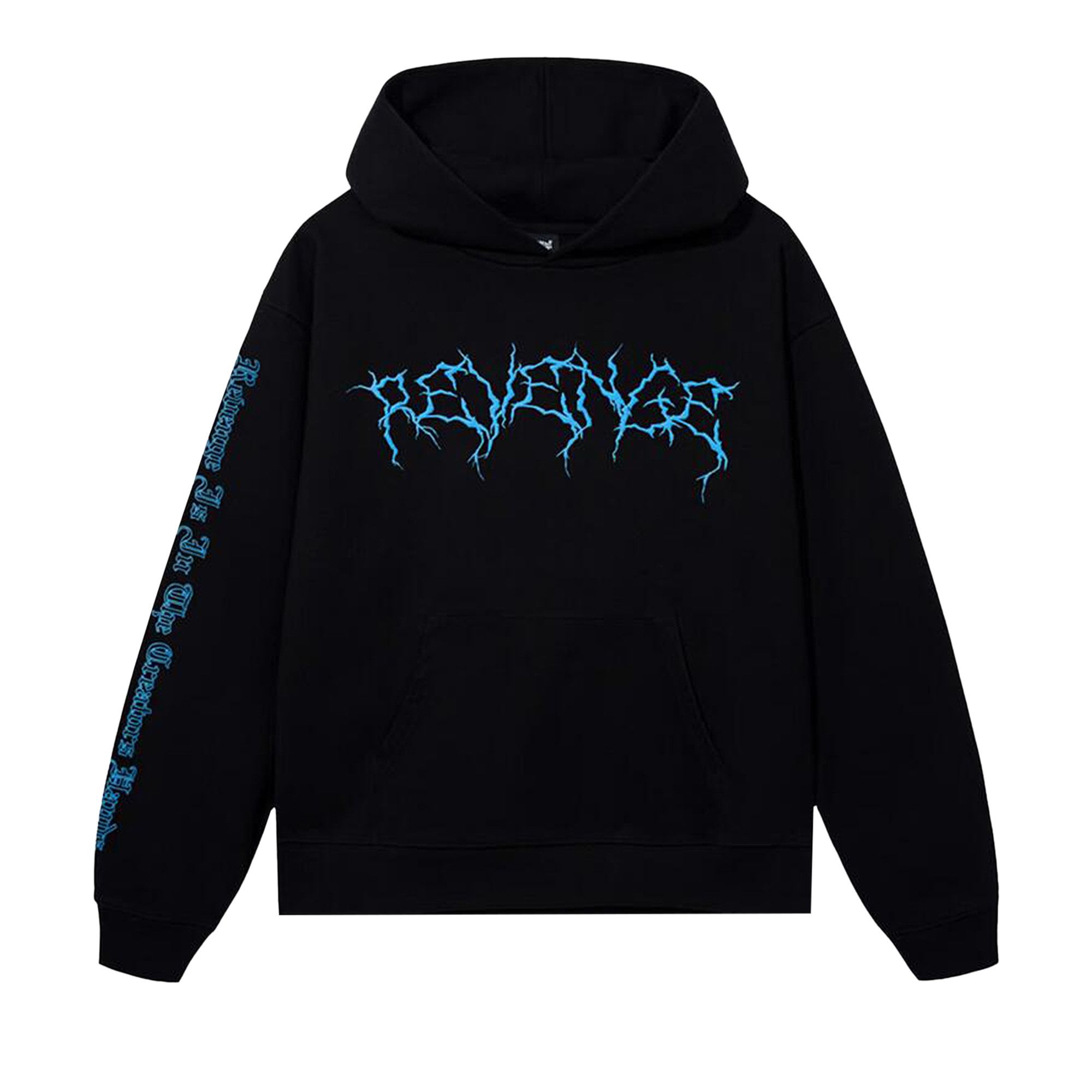 パーカー・フーディ Revenge Blue Lightning Arch Logo Hoodie Revenge Blue Lightning Arch Logo Hoodie Black Men's - FW23 - US