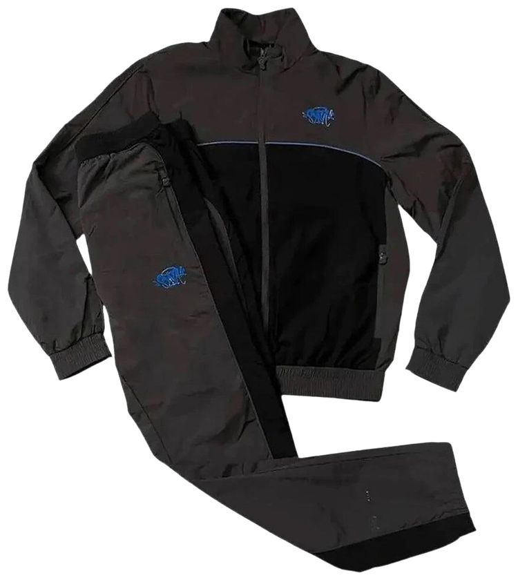 Syna World Syna Logo Shell Tracksuit GreyBlackCobalt