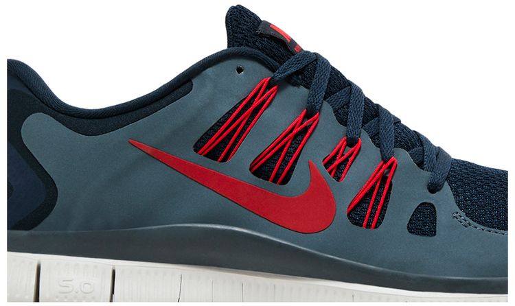 Nike Free 50 Armory Navy Challenge Red