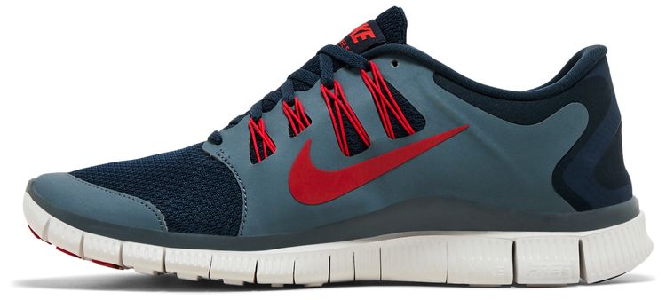 Nike Free 50 Armory Navy Challenge Red