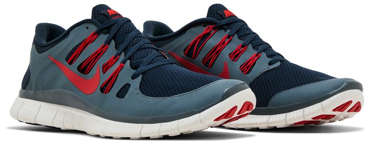 Nike Free 50 Armory Navy Challenge Red