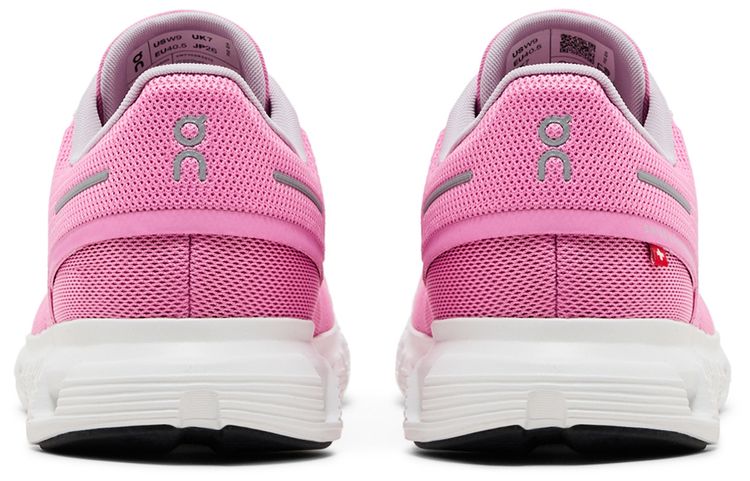 ON Wmns Cloud 6 Raspberry White