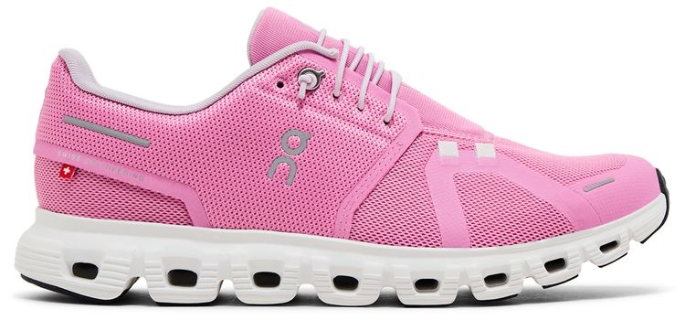 ON Wmns Cloud 6 Raspberry White