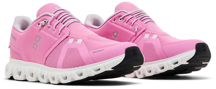 ON Wmns Cloud 6 Raspberry White