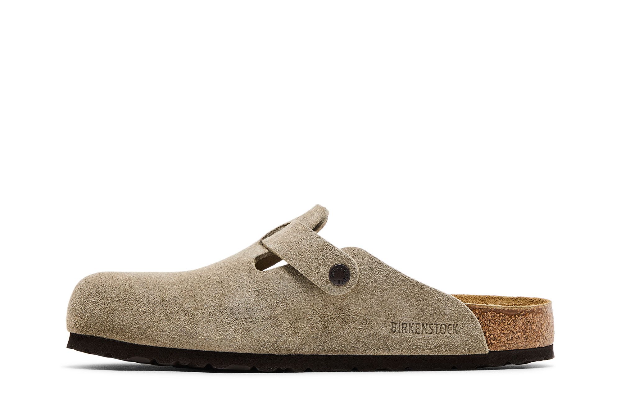 Buy Birkenstock Boston Suede Leather 'Taupe' - 0060461 | GOAT