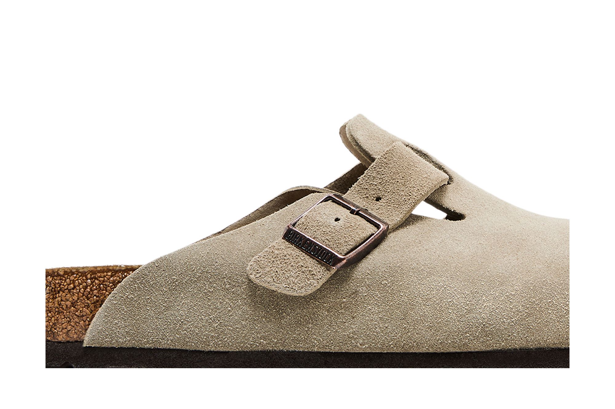 Buy Birkenstock Boston Suede Leather 'Taupe' - 0060461 | GOAT CA