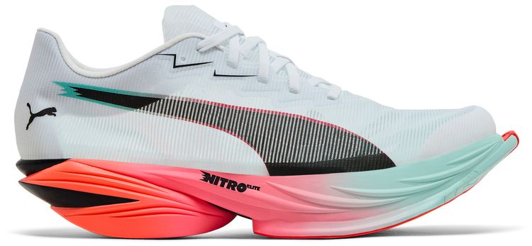 Puma Fast R Nitro Elite 3 White Glowing Red Mint