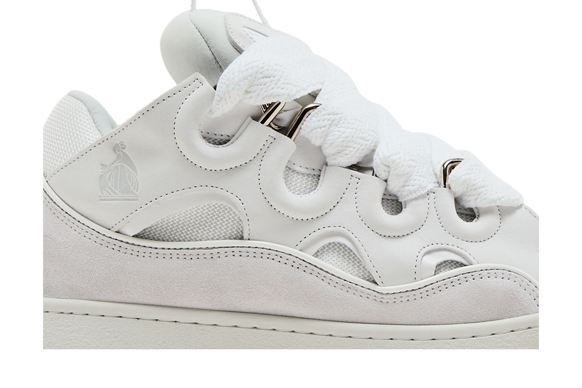 Buy Lanvin Curb Sneakers 'White' 2025 - FU SKDK12 DRAG P2500 | GOAT