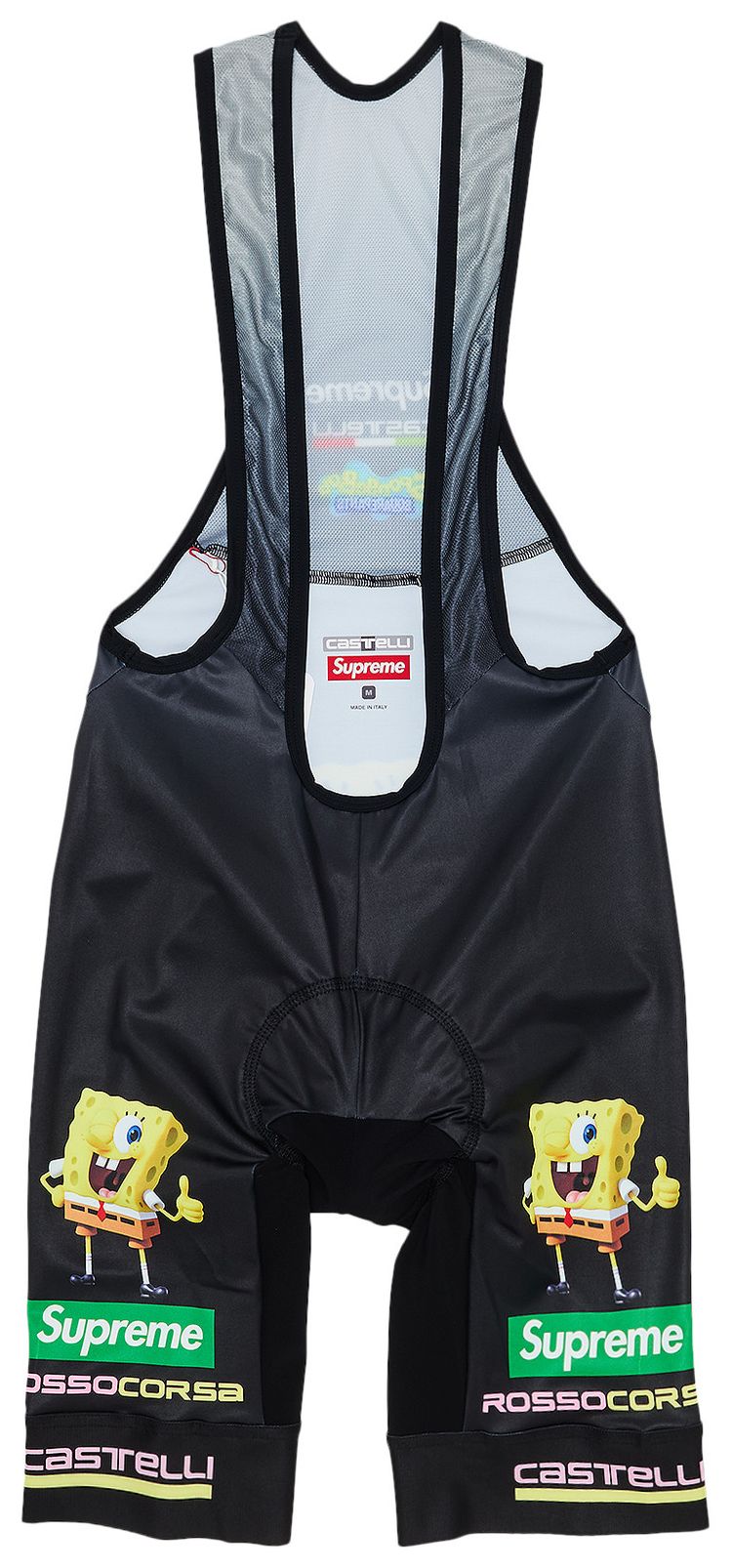 Supreme x Spongebob Squarepants x Castelli Cycling Bib Black