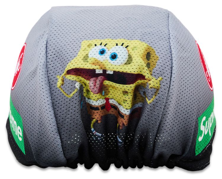 Supreme x Spongebob Squarepants x Castelli Cycling Cap Black