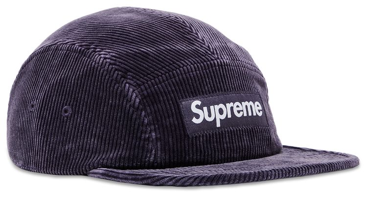 Supreme Corduroy Camp Cap Navy