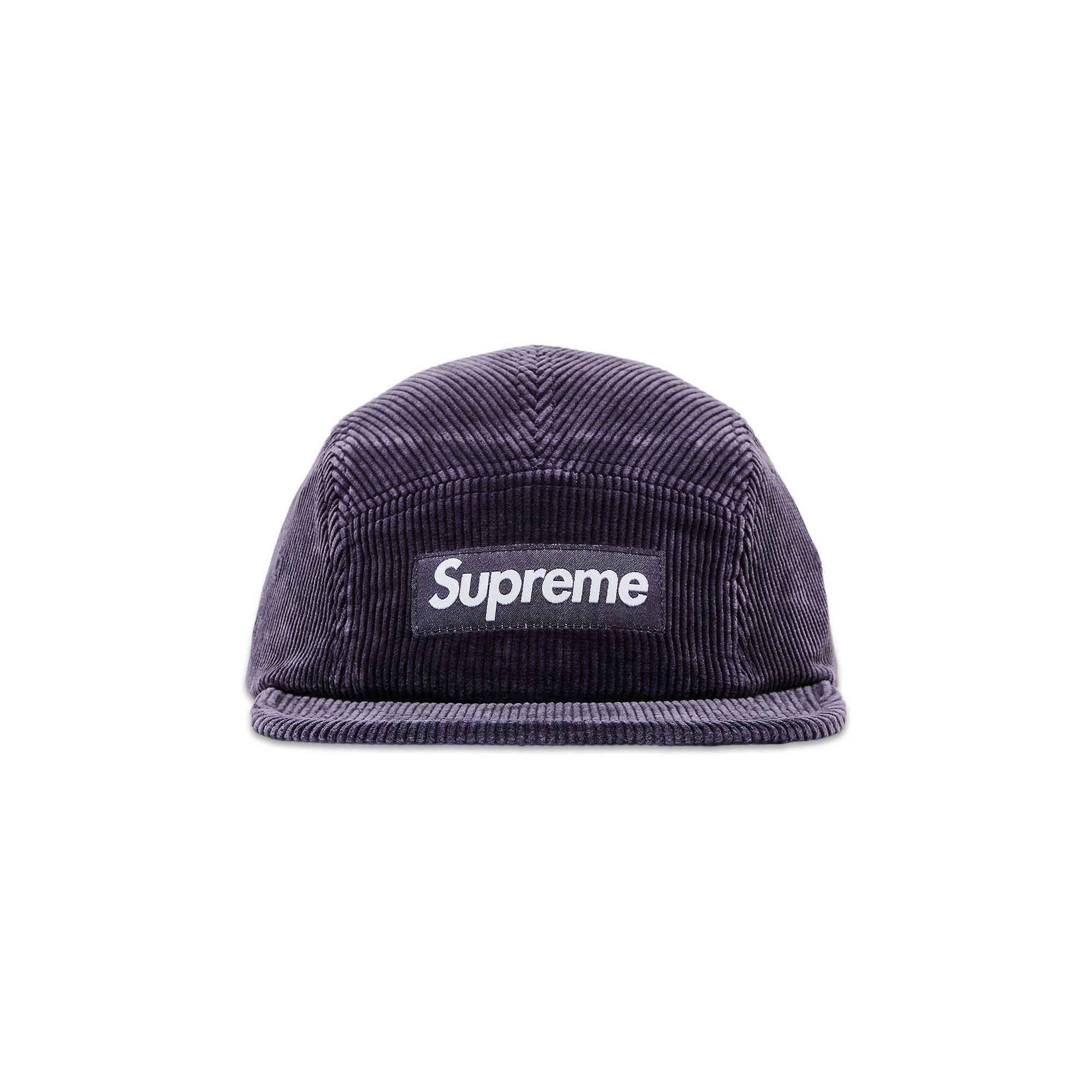 Buy Supreme Corduroy Camp Cap 'Navy' - SS25H82 NAVY | GOAT