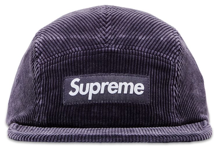 Supreme Corduroy Camp Cap Navy