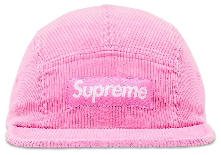 Supreme Corduroy Camp Cap Pink