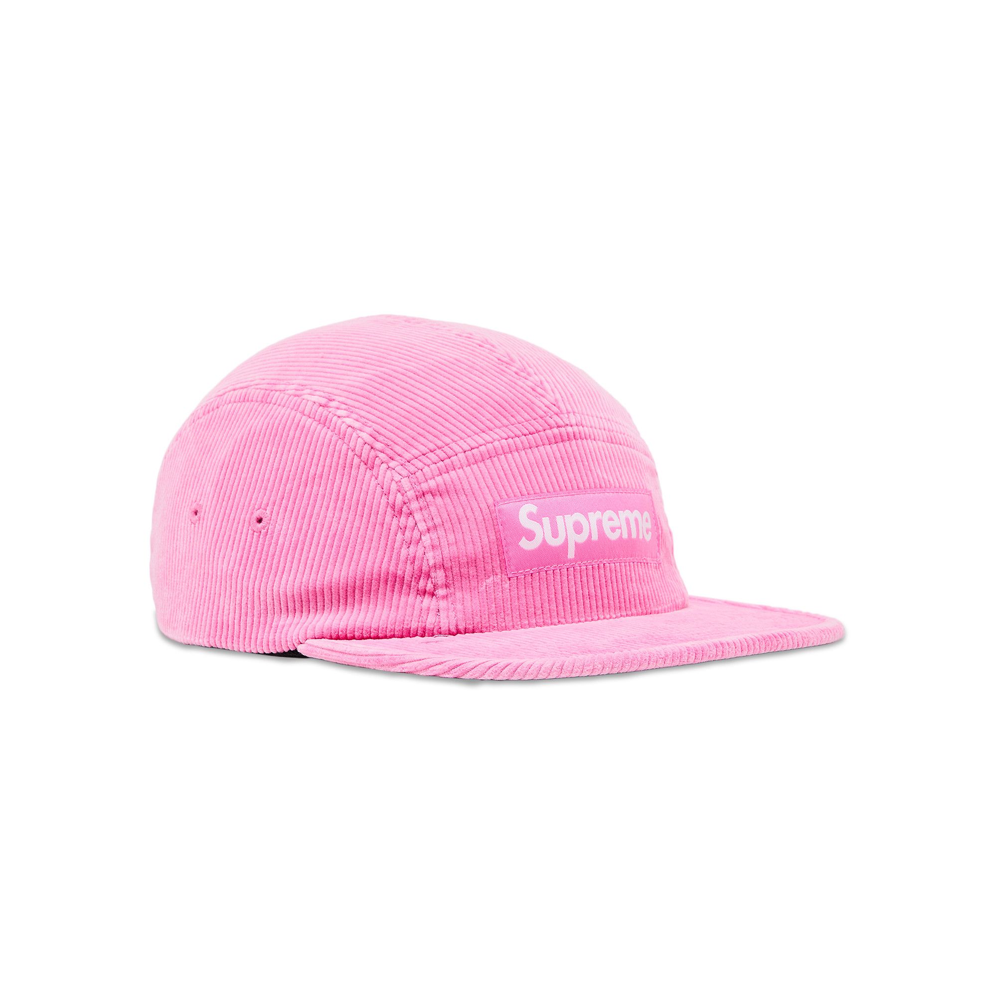 Supreme Rope Corduroy Camp Cap Pink Brown S/S 19 | eBay