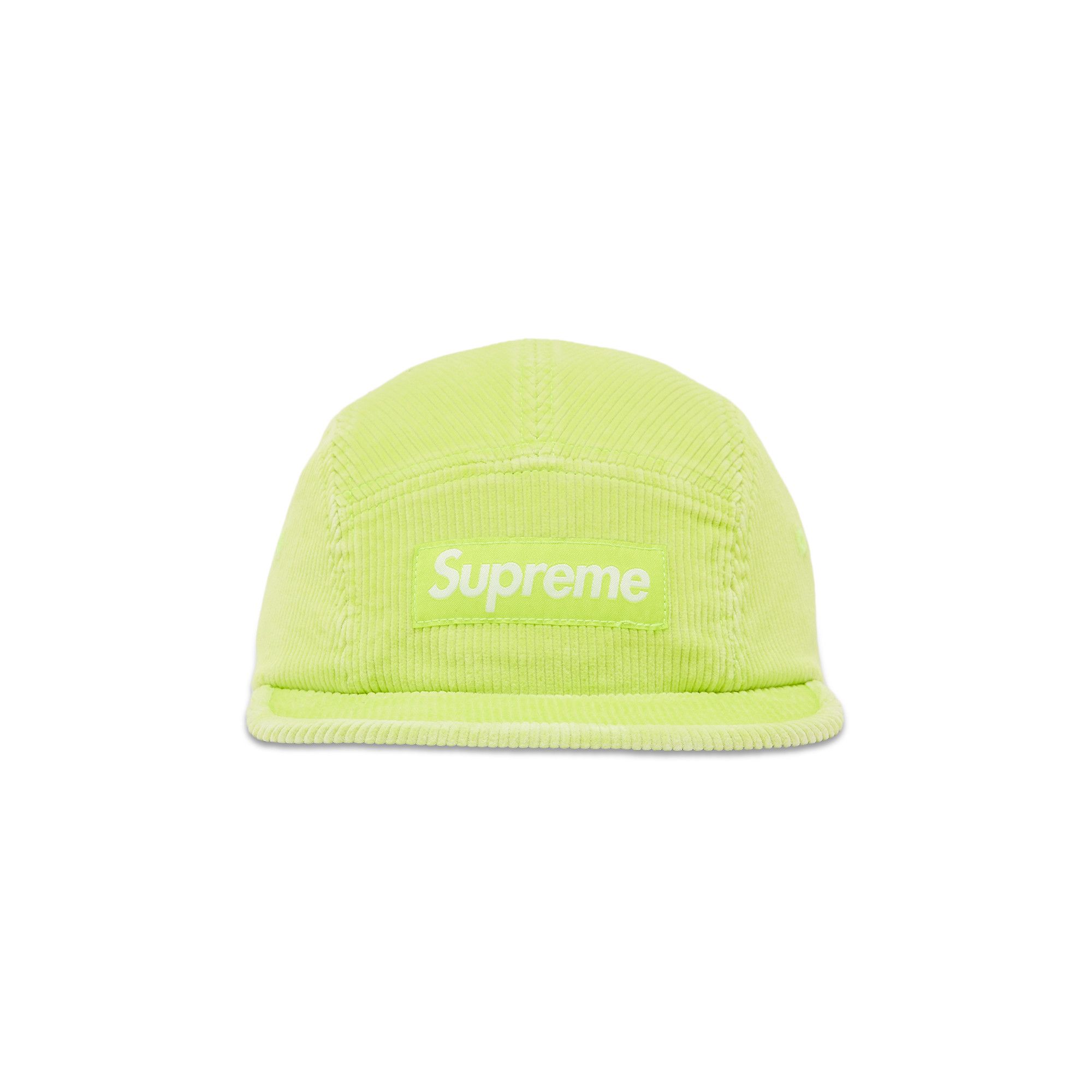 Buy Supreme Corduroy Camp Cap 'Neon Yellow' - SS25H82 NEON