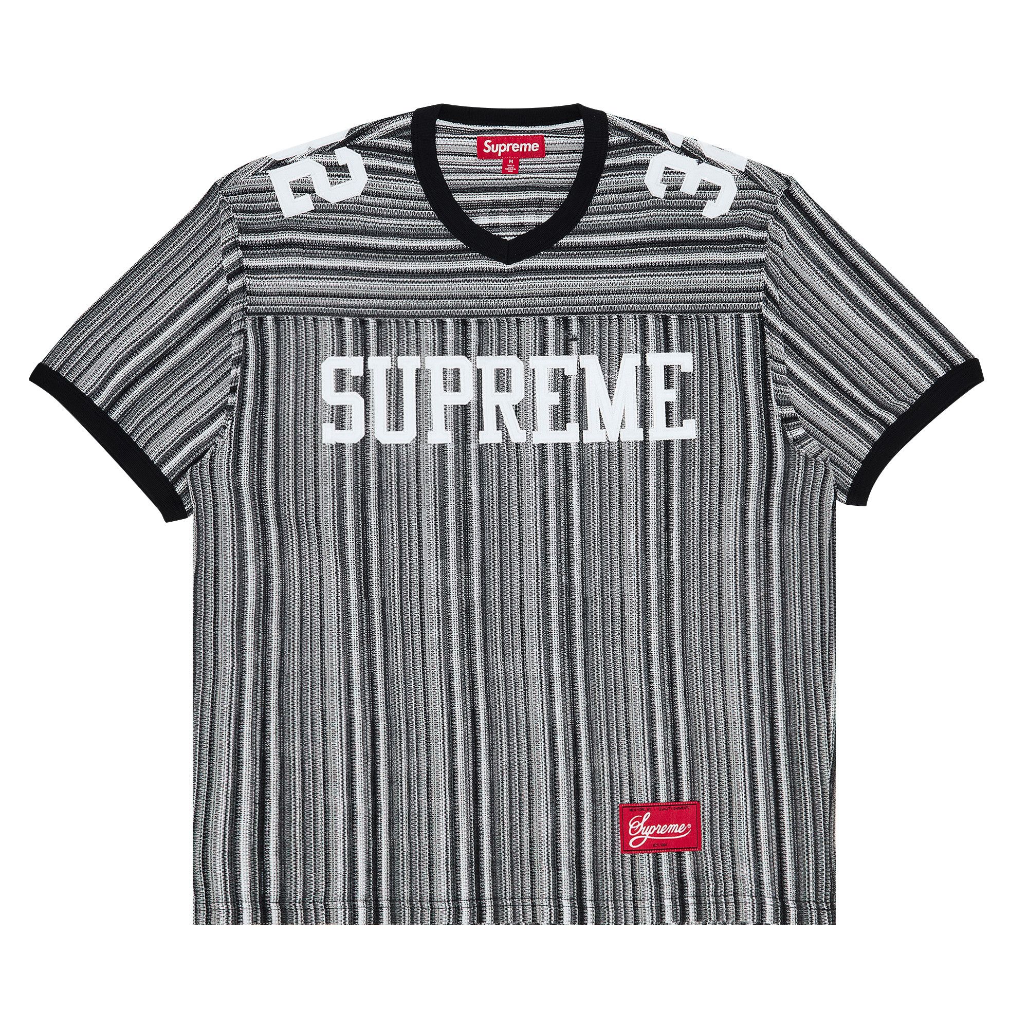 Buy Supreme Open Knit Football Top 'Black' - SS25KN79 BLACK