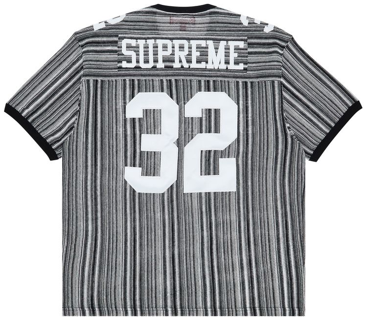 Supreme Open Knit Football Top Black