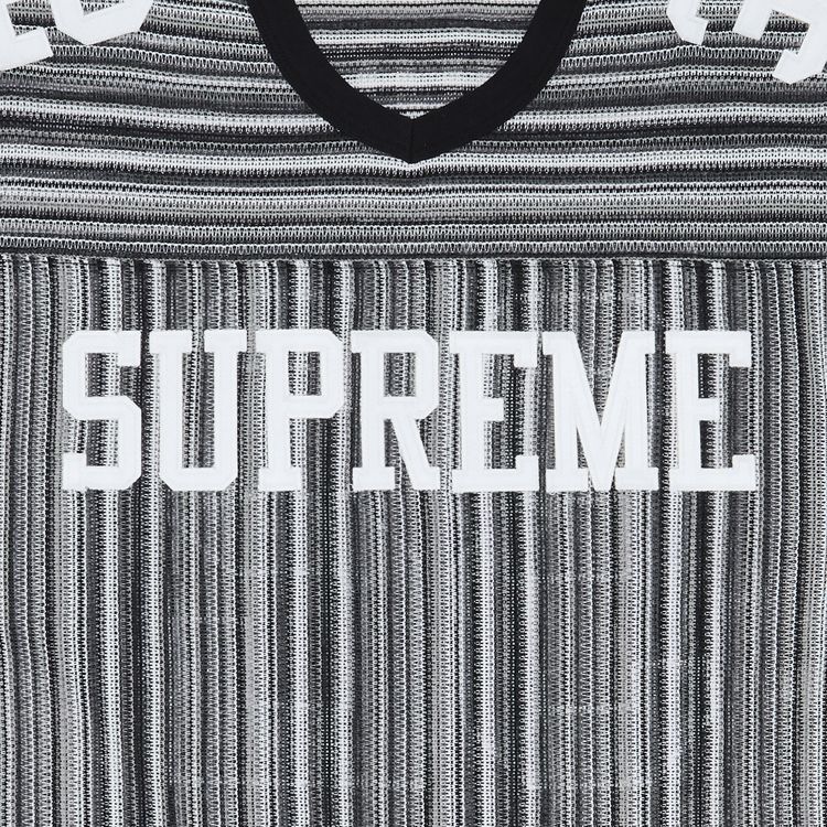 Supreme Open Knit Football Top Black